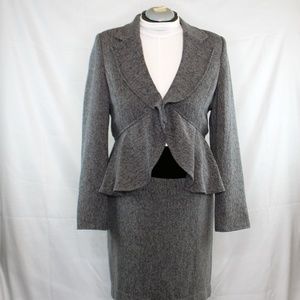 Liz Lange Grey Maternity Skirt Suit